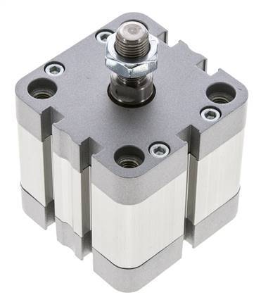 ISO 21287 Vérin Compact à Double Effet 50-20mm - Magnétique - Tige Filetée