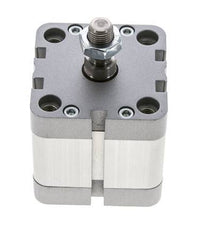 ISO 21287 Vérin Compact à Double Effet 50-20mm - Magnétique - Tige Filetée
