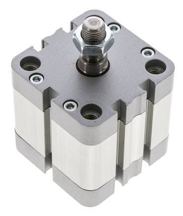 ISO 21287 Vérin Compact à Double Effet 50-20mm - Magnétique - Tige Filetée