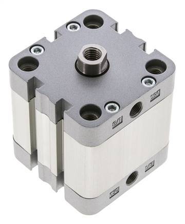 ISO 21287 Compact Double Acting Cylinder 50-25mm - Magnetic