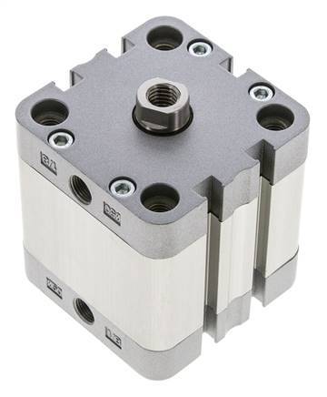 ISO 21287 Vérin Compact à Double Effet 50-25mm - Magnétique