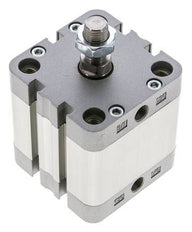 ISO 21287 Vérin Compact à Double Effet 50-25mm - Magnétique - Tige Filetée