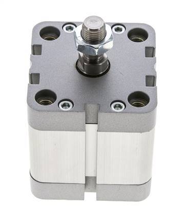 ISO 21287 Vérin Compact à Double Effet 50-25mm - Magnétique - Tige Filetée