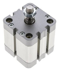ISO 21287 Vérin Compact à Double Effet 50-25mm - Magnétique - Tige Filetée