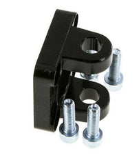 Chape femelle 32 mm ISO 15552 ISO 21287 Acier bruni