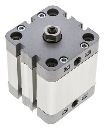 ISO 21287 Vérin Compact à Double Effet 50-30mm - Magnétique