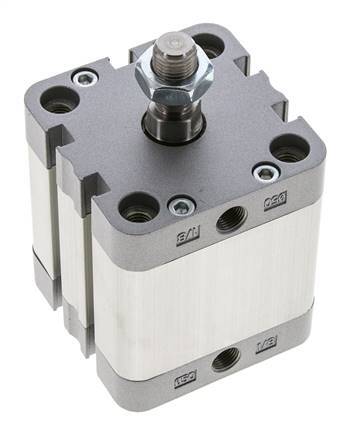 ISO 21287 Compact Double Acting Cylinder 50-30mm - Magnetic - Male Rod