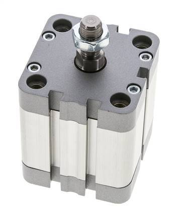 ISO 21287 Vérin Compact à Double Effet 50-30mm - Magnétique - Tige Filetée