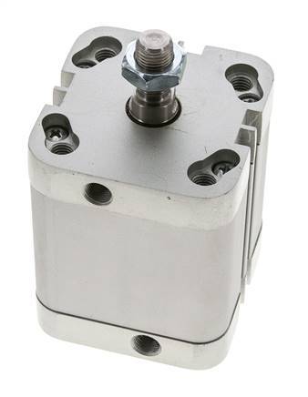 ISO 21287 Compact Double Acting Cylinder 50-40mm - Magnetic - Male Rod