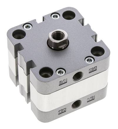 ISO 21287 Vérin Compact à Double Effet 50-5mm - Magnétique
