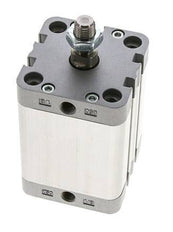 ISO 21287 Vérin Compact à Double Effet 50-50mm - Magnétique - Tige Filetée