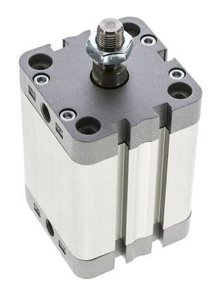 ISO 21287 Compact Double Acting Cylinder 50-50mm - Magnetic - Male Rod