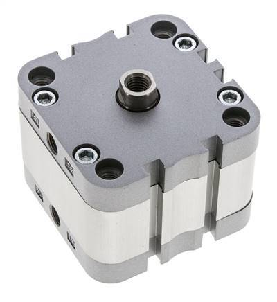 ISO 21287 Vérin Compact à Double Effet 63-10mm - Magnétique