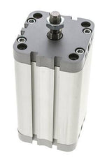 ISO 21287 Vérin Compact à Double Effet 63-100mm - Magnétique - Tige Filetée