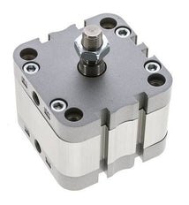 ISO 21287 Vérin Compact à Double Effet 63-10mm - Magnétique - Tige Filetée