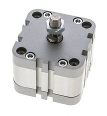 ISO 21287 Vérin Compact à Double Effet 63-10mm - Magnétique - Tige Filetée