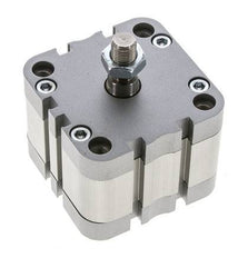 ISO 21287 Vérin Compact à Double Effet 63-10mm - Magnétique - Tige Filetée