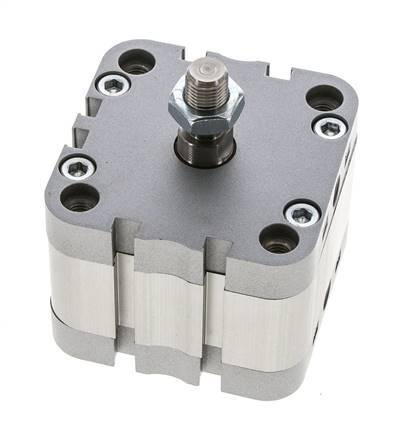 ISO 21287 Vérin Compact à Double Effet 63-10mm - Magnétique - Tige Filetée