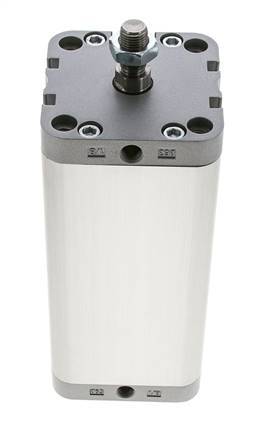 ISO 21287 Compact Double Acting Cylinder 63-125mm - Magnetic - Male Rod