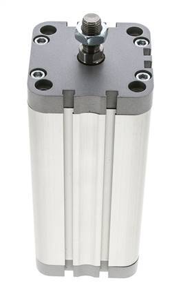 ISO 21287 Vérin Compact à Double Effet 63-125mm - Magnétique - Tige Filetée