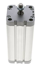 ISO 21287 Vérin Compact à Double Effet 63-125mm - Magnétique - Tige Filetée