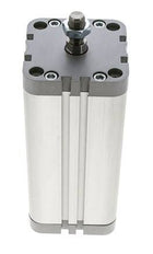 ISO 21287 Compact Double Acting Cylinder 63-125mm - Magnetic - Male Rod