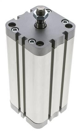 ISO 21287 Vérin Compact à Double Effet 63-125mm - Magnétique - Tige Filetée