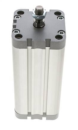 ISO 21287 Vérin Compact à Double Effet 63-125mm - Magnétique - Tige Filetée