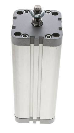 ISO 21287 Vérin Compact à Double Effet 63-150mm - Magnétique - Tige Filetée