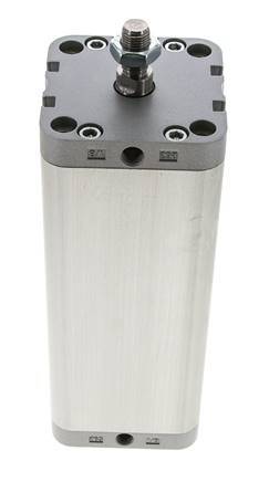 ISO 21287 Vérin Compact à Double Effet 63-15mm - Magnétique - Tige Filetée