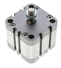 ISO 21287 Vérin Compact à Double Effet 63-20mm - Magnétique - Tige Filetée