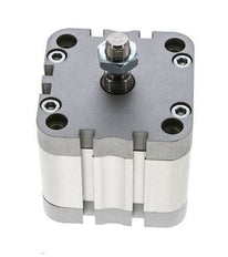 ISO 21287 Vérin Compact à Double Effet 63-20mm - Magnétique - Tige Filetée