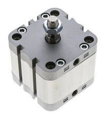 ISO 21287 Vérin Compact à Double Effet 63-20mm - Magnétique - Tige Filetée