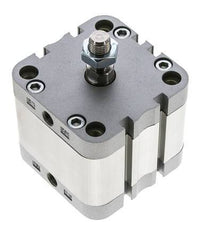 ISO 21287 Vérin Compact à Double Effet 63-20mm - Magnétique - Tige Filetée