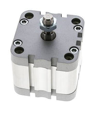 ISO 21287 Vérin Compact à Double Effet 63-20mm - Magnétique - Tige Filetée