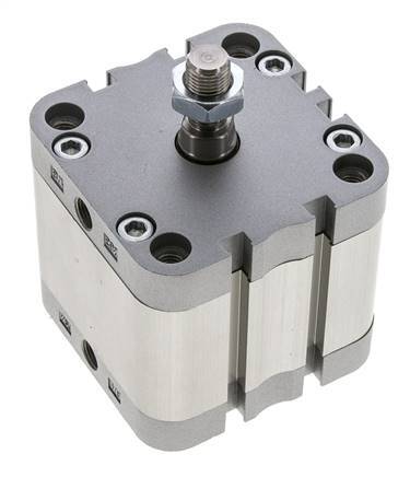 ISO 21287 Compact Double Acting Cylinder 63-25mm - Magnetic - Male Rod