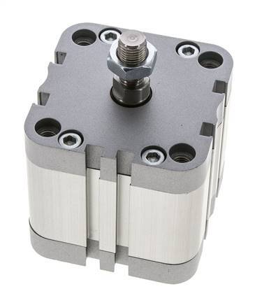 ISO 21287 Vérin Compact à Double Effet 63-25mm - Magnétique - Tige Filetée