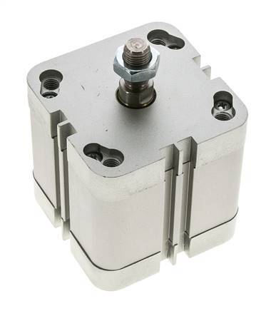 ISO 21287 Vérin Compact à Double Effet 63-30mm - Magnétique - Tige Filetée
