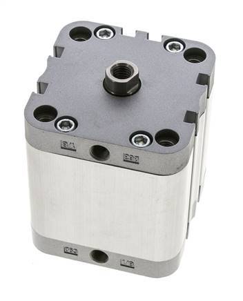 ISO 21287 Vérin Compact à Double Effet 63-40mm - Magnétique