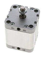 ISO 21287 Vérin Compact à Double Effet 63-40mm - Magnétique - Tige Filetée