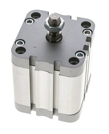 ISO 21287 Compact Double Acting Cylinder 63-40mm - Magnetic - Male Rod