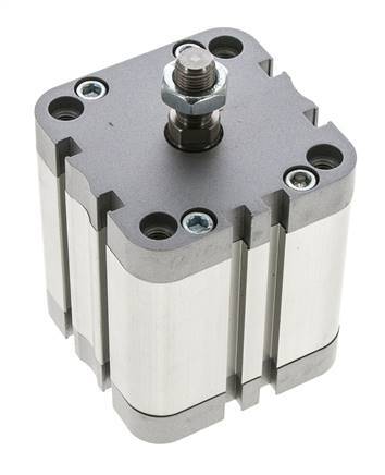 ISO 21287 Vérin Compact à Double Effet 63-40mm - Magnétique - Tige Filetée