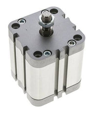ISO 21287 Vérin Compact à Double Effet 63-40mm - Magnétique - Tige Filetée