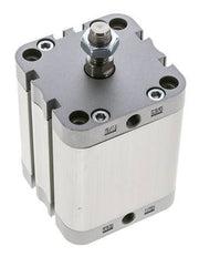 ISO 21287 Vérin Compact à Double Effet 63-50mm - Magnétique - Tige Filetée