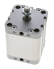 ISO 21287 Vérin Compact à Double Effet 63-50mm - Magnétique - Tige Filetée