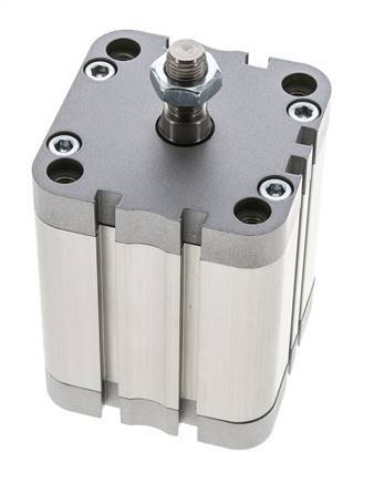 ISO 21287 Vérin Compact à Double Effet 63-50mm - Magnétique - Tige Filetée
