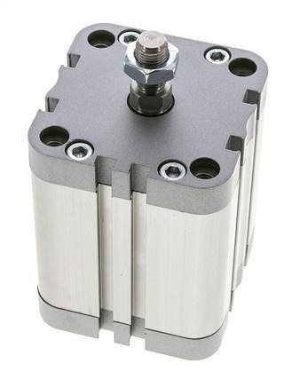 ISO 21287 Vérin Compact à Double Effet 63-50mm - Magnétique - Tige Filetée
