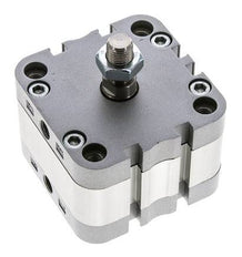 ISO 21287 Vérin Compact à Double Effet 63-5mm - Magnétique - Tige Filetée
