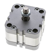 ISO 21287 Vérin Compact à Double Effet 63-5mm - Magnétique - Tige Filetée