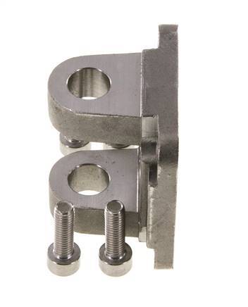 Chape femelle 40 mm ISO 15552 ISO 21287 Acier inoxydable 316 (1.4401)